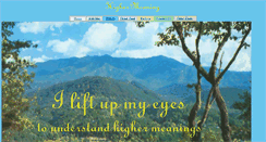 Desktop Screenshot of highermeaning.org